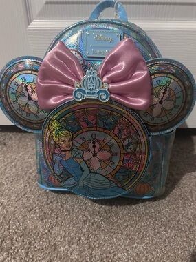 Loungefly Disney, Amazon Exclusive Cinderella Stained Glass Set, both NWT